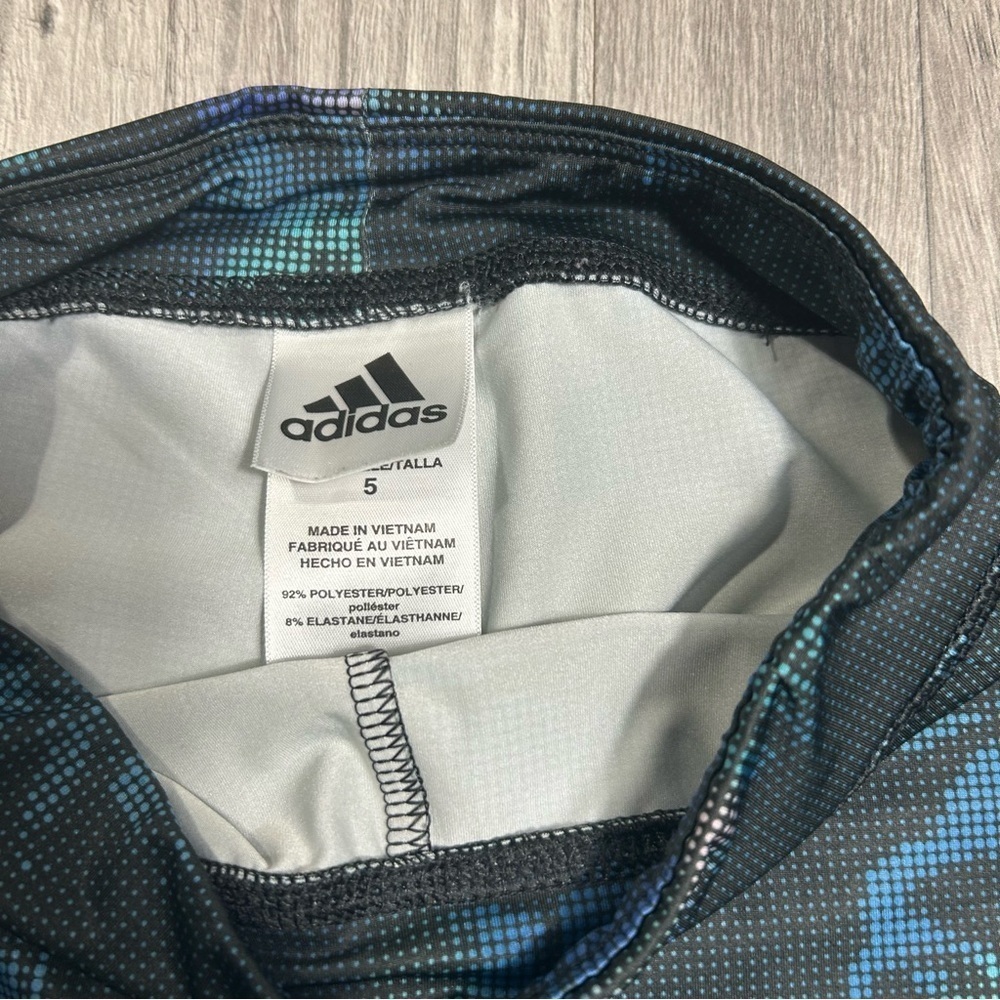 Adidas & Old Navy Girls Floral and Abstract Patterned Athletic Leggings 5 - Picture 4 of 8